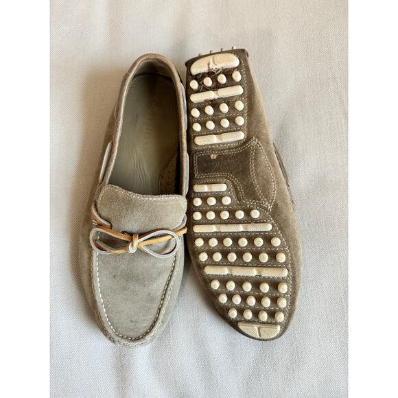 Cole Haan Tan Suede Loafers - Picture 6 of 7